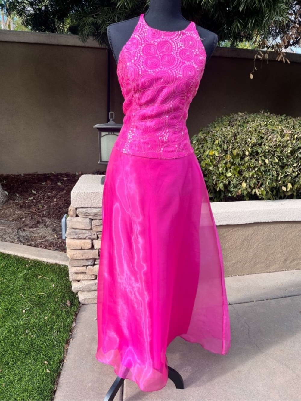 Blondie Nites Two piece formal prom gown